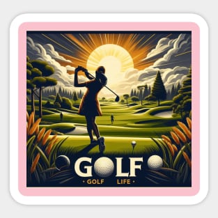 Golf is a Beautiful Thing . Sticker